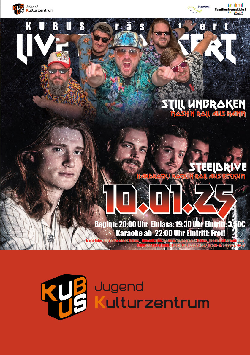 🎸 LIVE IN CONCERT im Kubus! 🎶